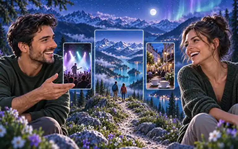 People connect through shared wishes